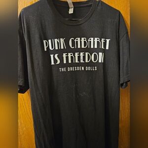 Dresden Dolls Band Autographed Black Tshirt Size Next Level XL